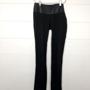Marciano Black leggings with leather waist
